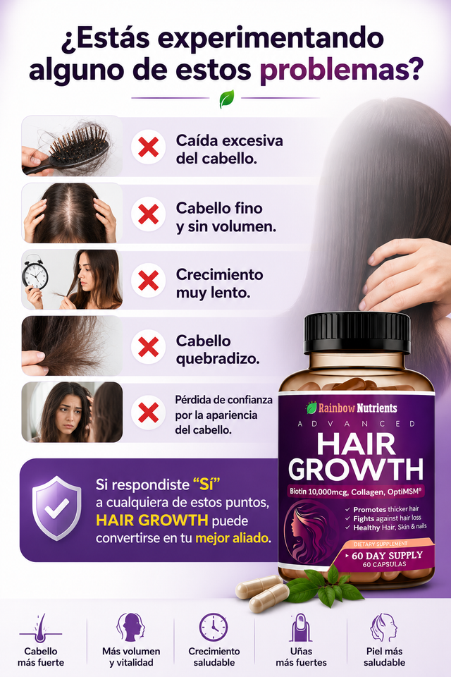 HAIR GROWTH (Crecimiento De Cabello)