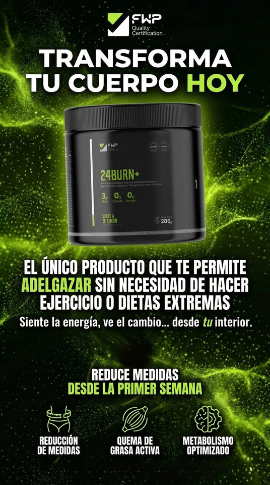 QUEMADOOR DE GRASA - 24BURN