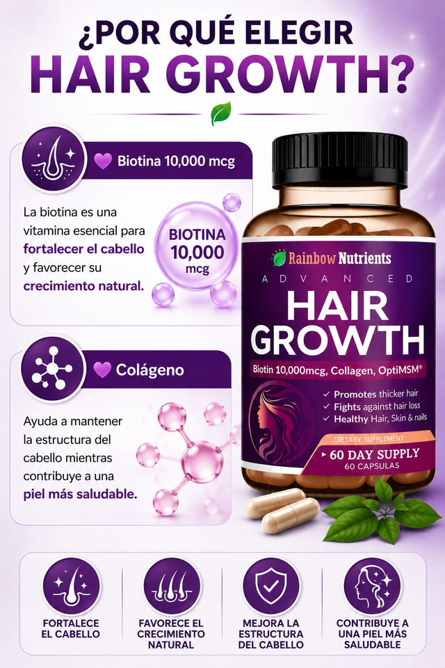 HAIR GROWTH (Crecimiento De Cabello)